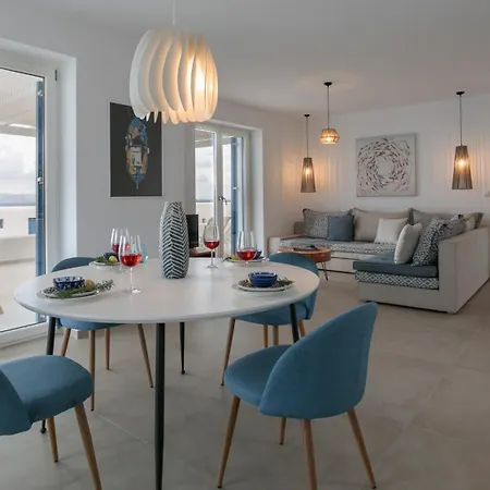 Sun, Beachfront With Stunning Views, Naxos Semesterbostad *